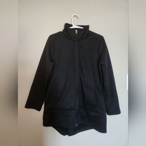 Magellan Outdoors Girls Black Fitted Full Zip Jacket Size XL